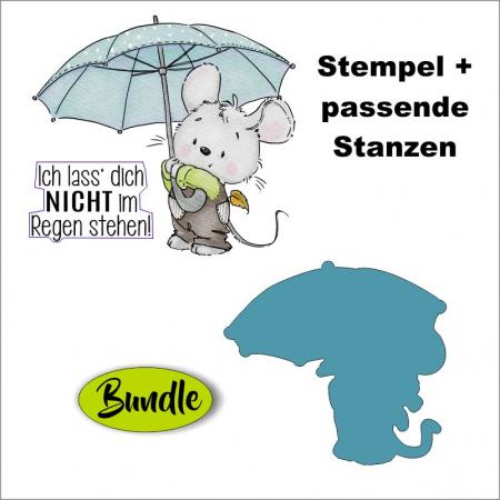 Maus mit Schirm - Bundle